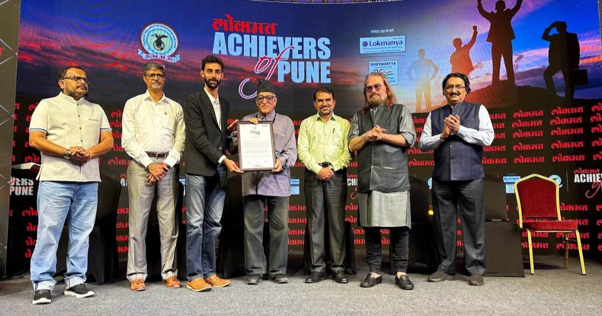Mr Arnav Fadnavis, CEO of infinite-VARIABLE, Honored with Lokmat ‘Achievers Of Pune’ Award For Elevating Entertainment Domain